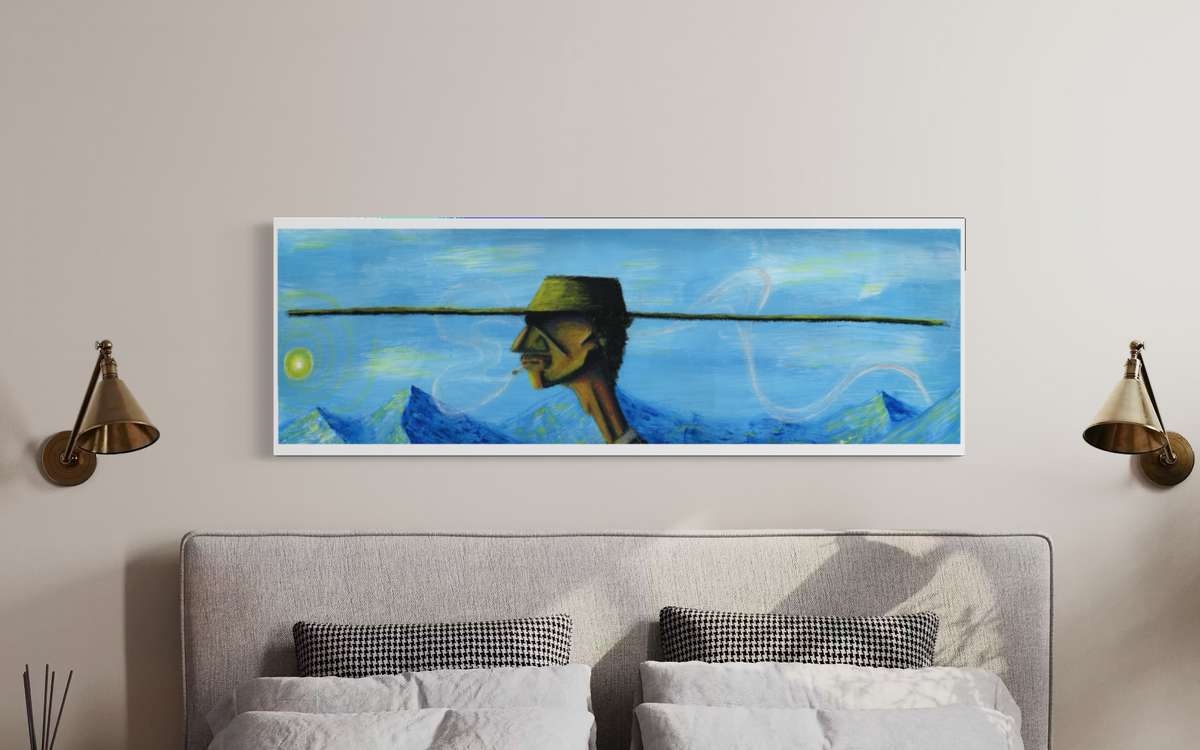 “Cowboy in the Winter” Print
