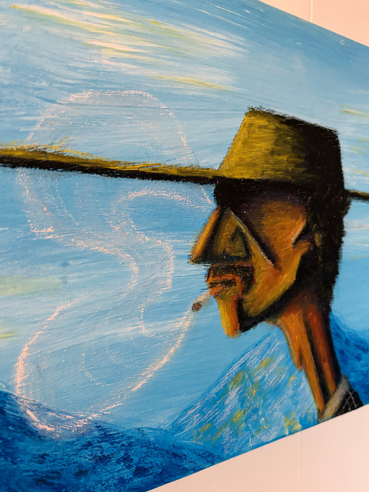 “Cowboy in the Winter” Print