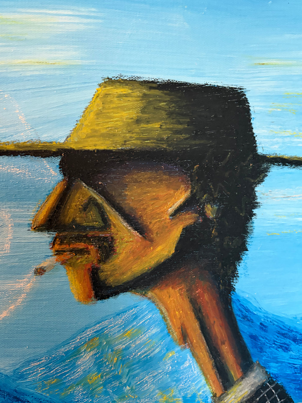 “Cowboy in the Winter” Print
