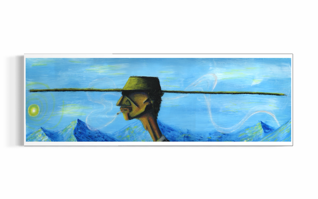 “Cowboy in the Winter” Print